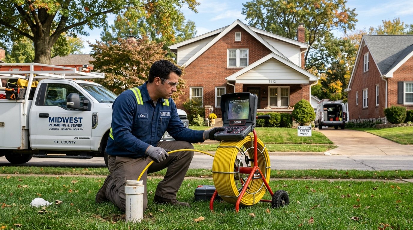 St. Louis County Sewer Lateral Repair Program camera inspection and repair